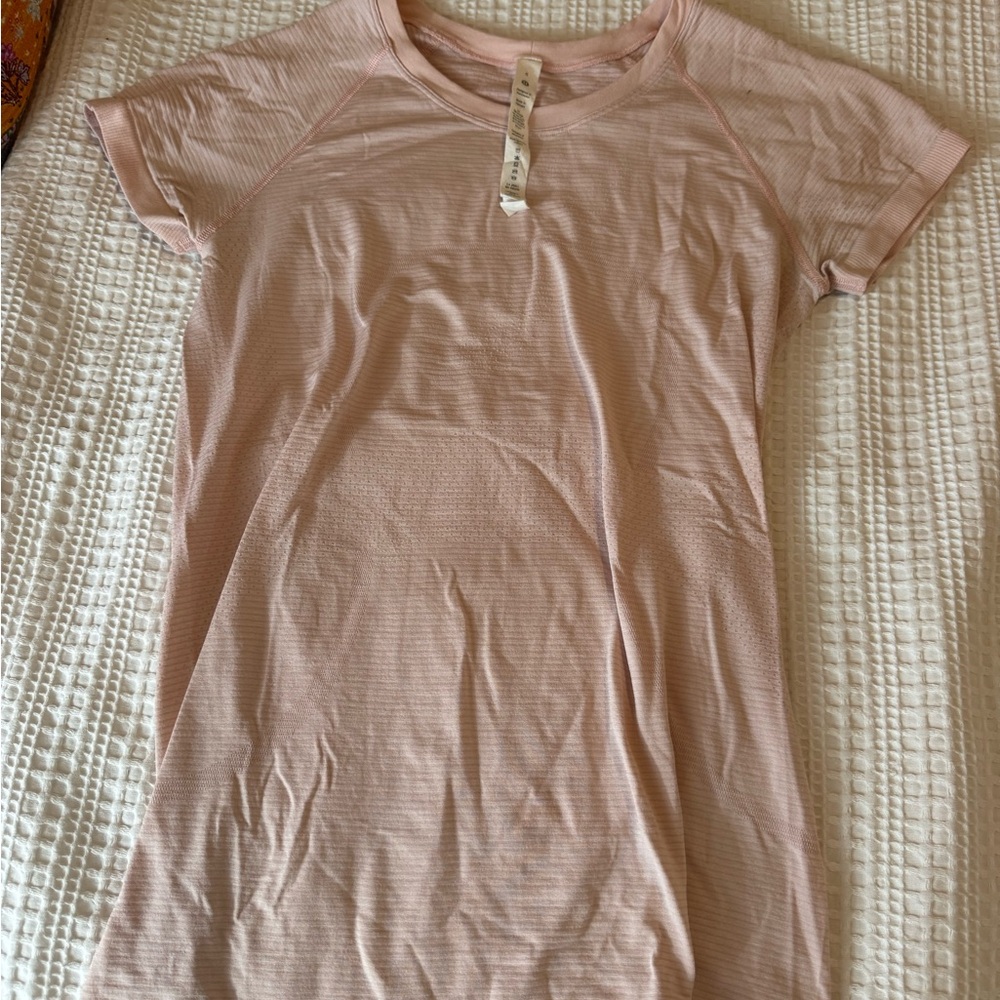 Lululemon Pink Swiftly Tech Short Sleeve Top